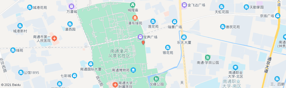 南通蓝印花布馆_公交站地图_南通公交_妙搜公交查询2025