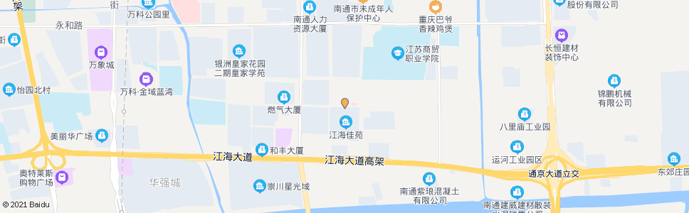 南通永怡路江通路西_公交站地图_南通公交_妙搜公交查询2024