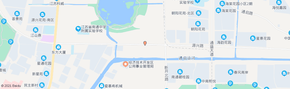 南通源兴路新开北路西_公交站地图_南通公交_妙搜公交查询2024