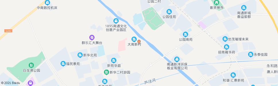 南通新华路城闸路西_公交站地图_南通公交_妙搜公交查询2025