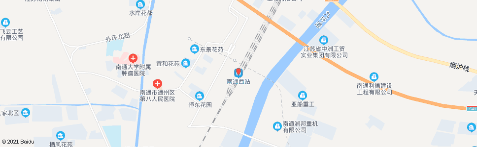 南通江海大道富兴路西_公交站地图_南通公交_妙搜公交查询2025