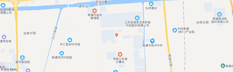 南通胜利路钟秀路南_公交站地图_南通公交_妙搜公交查询2024