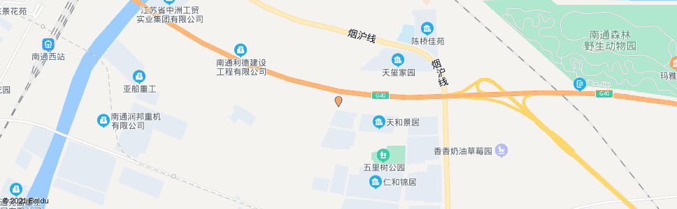 南通树西路集安路南_公交站地图_南通公交_妙搜公交查询2024