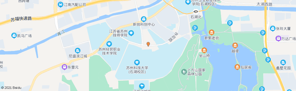 苏州苏科大石湖校区_公交站地图_苏州公交_妙搜公交查询2024