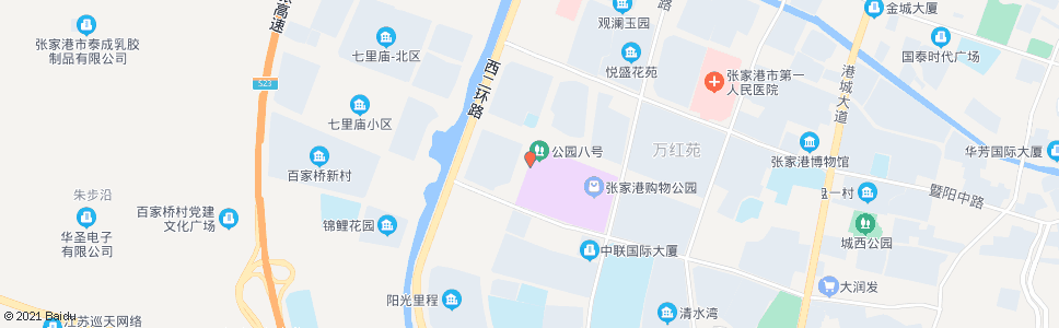 苏州购物公园西门_公交站地图_苏州公交_妙搜公交查询2024
