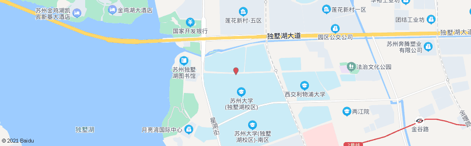 苏州中科大苏大独墅湖校区_公交站地图_苏州公交_妙搜公交查询2024