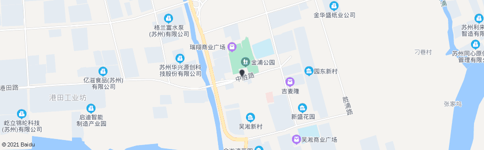 苏州胜浦街道(西行)_公交站地图_苏州公交_妙搜公交查询2024