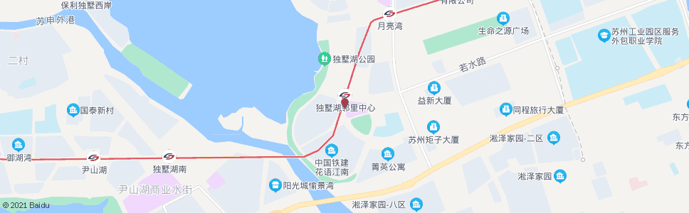 苏州独墅湖邻里中心首末站_公交站地图_苏州公交_妙搜公交查询2024