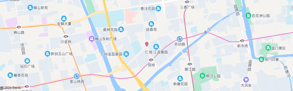 苏州象牙新村_公交站地图_苏州公交_妙搜公交查询2024