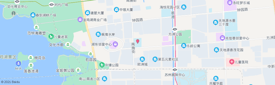 苏州园区第二实小_公交站地图_苏州公交_妙搜公交查询2024