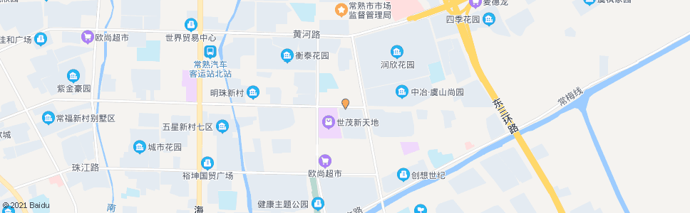 苏州常熟检察院_公交站地图_苏州公交_妙搜公交查询2024