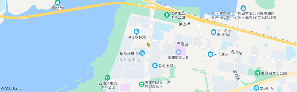 苏州星湖街唯澄路南_公交站地图_苏州公交_妙搜公交查询2024