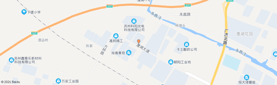 苏州漕湖青年公寓_公交站地图_苏州公交_妙搜公交查询2024