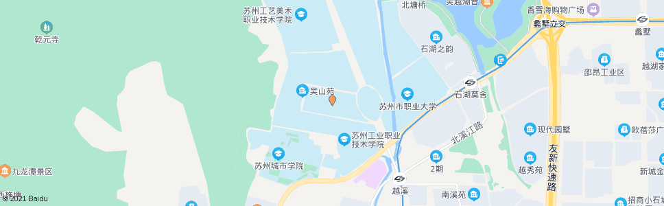 苏州国际教育园旅游财经校_公交站地图_苏州公交_妙搜公交查询2024