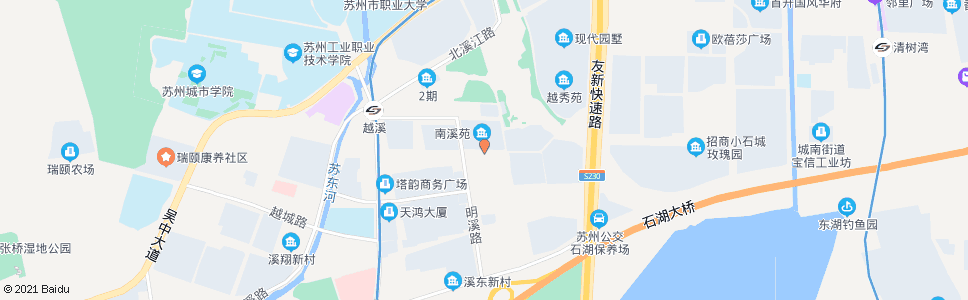 苏州苏街明溪路东_公交站地图_苏州公交_妙搜公交查询2024