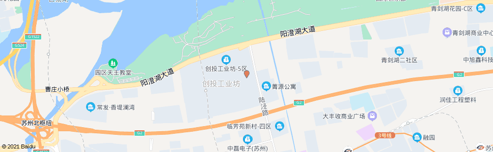 苏州跨阳路扬泰路南_公交站地图_苏州公交_妙搜公交查询2024