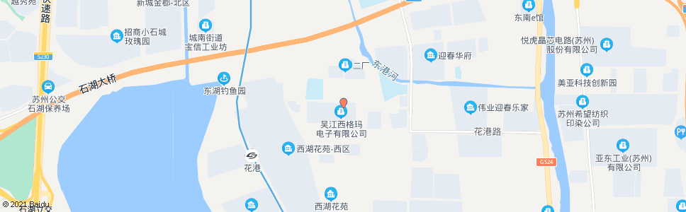 苏州西格玛电子_公交站地图_苏州公交_妙搜公交查询2024