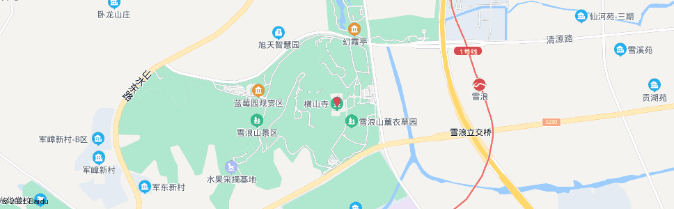 无锡横山寺_公交站地图_无锡公交_妙搜公交查询2024