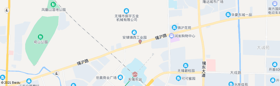 无锡荟峰路(锡沪路)_公交站地图_无锡公交_妙搜公交查询2024