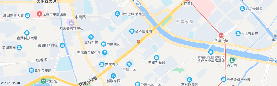 无锡南湖大道(金城路)_公交站地图_无锡公交_妙搜公交查询2024