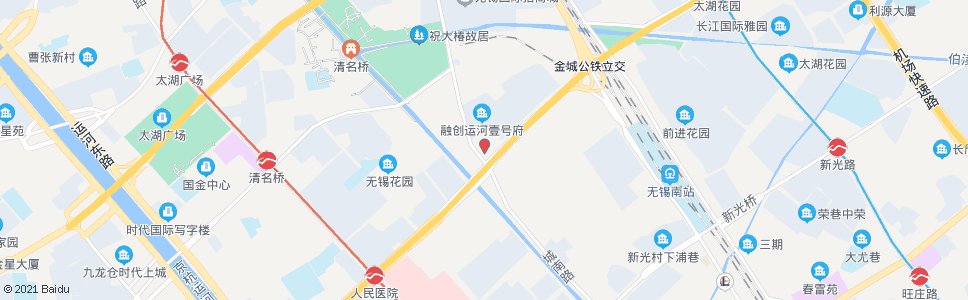 无锡钢铁桥_公交站地图_无锡公交_妙搜公交查询2024