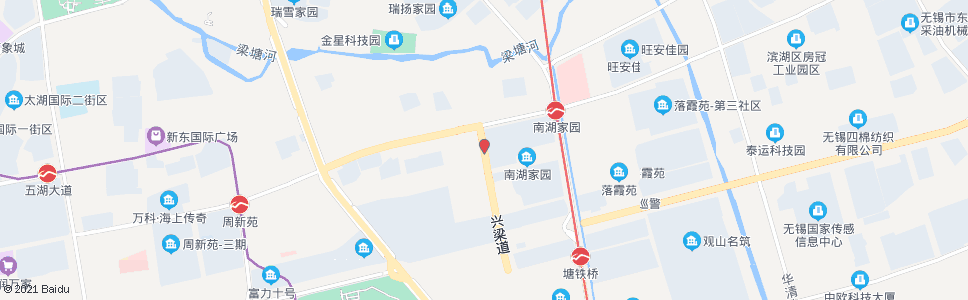 无锡高运路(兴梁道)_公交站地图_无锡公交_妙搜公交查询2024