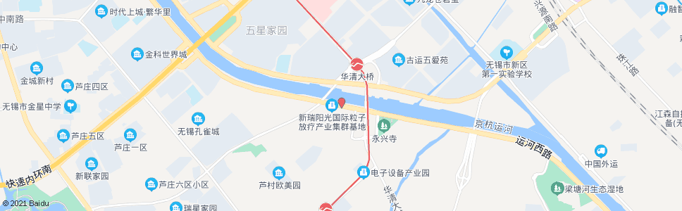 无锡新扬大桥(运河西路)_公交站地图_无锡公交_妙搜公交查询2024