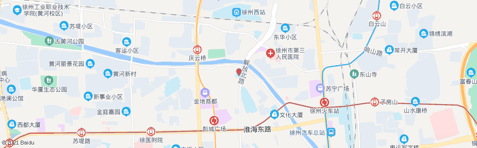 徐州民主路小学_公交站地图_徐州公交_妙搜公交查询2024