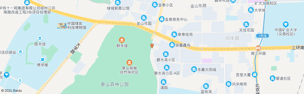 徐州森林公园东门_公交站地图_徐州公交_妙搜公交查询2024