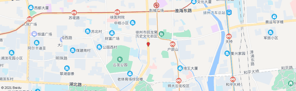 徐州中山饭店_公交站地图_徐州公交_妙搜公交查询2024