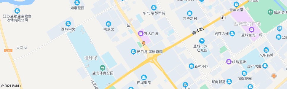 盐城翠洲嘉园东门_公交站地图_盐城公交_妙搜公交查询2024