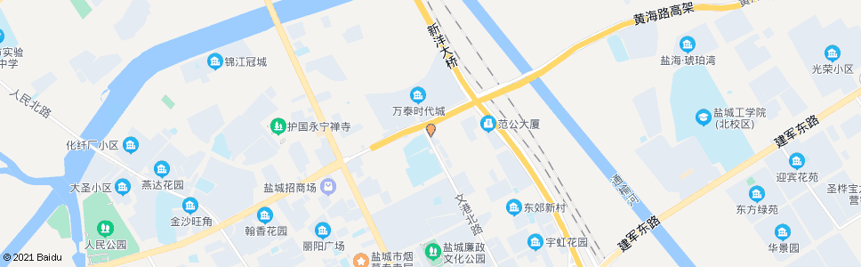 盐城大洋村_公交站地图_盐城公交_妙搜公交查询2024