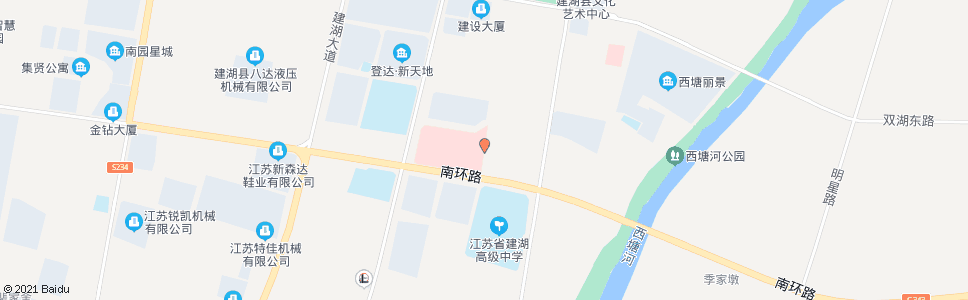 盐城城南医院(西门)_公交站地图_盐城公交_妙搜公交查询2024