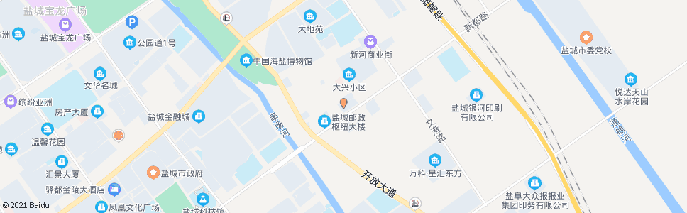 盐城市开发区城管局_公交站地图_盐城公交_妙搜公交查询2024