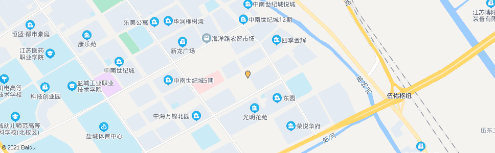 盐城铁军路纳海路口_公交站地图_盐城公交_妙搜公交查询2024