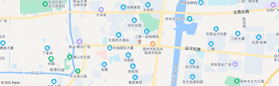 扬州曲江商品城(扬州市总商会)_公交站地图_扬州公交_妙搜公交查询2024