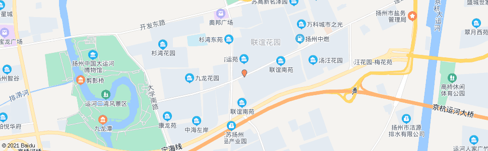 扬州连运路渡江南路_公交站地图_扬州公交_妙搜公交查询2024