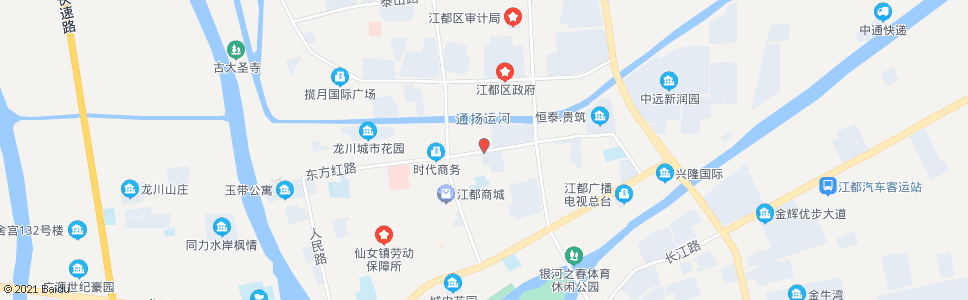 扬州龙川大酒店_公交站地图_扬州公交_妙搜公交查询2024