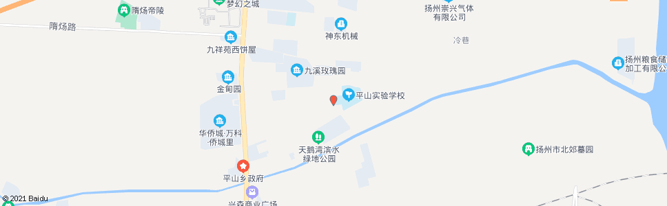 扬州平山实验学校(天鹅湾墅园)_公交站地图_扬州公交_妙搜公交查询2024