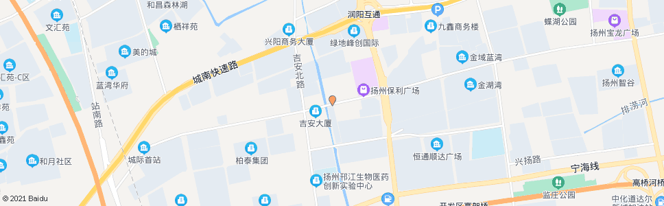 扬州江苏邗建集团_公交站地图_扬州公交_妙搜公交查询2024