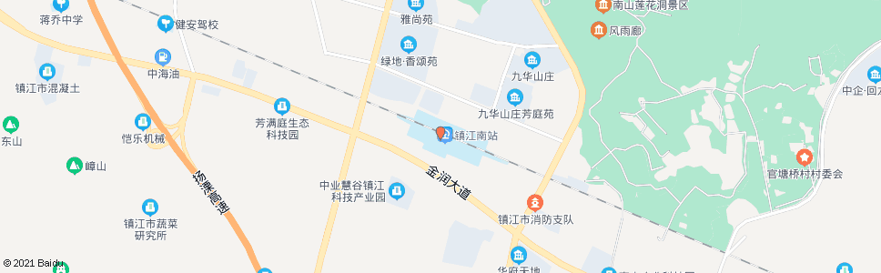 镇江火车站(南)_公交站地图_镇江公交_妙搜公交查询2024