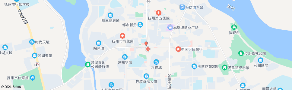 抚州市二医院_公交站地图_抚州公交_妙搜公交查询2024