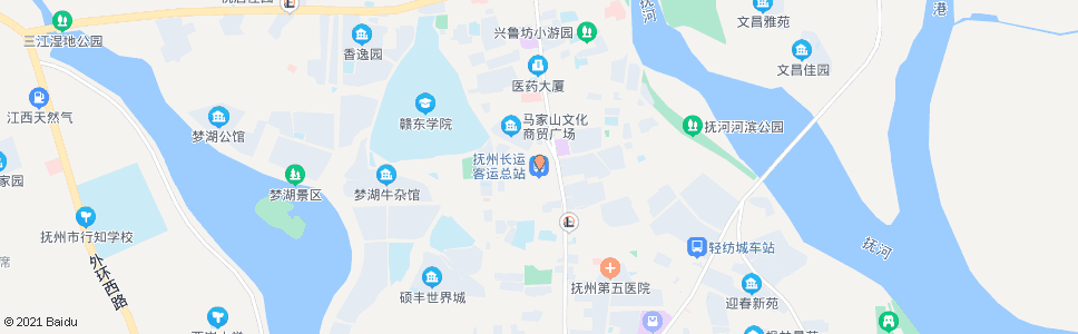 抚州长途汽车站_公交站地图_抚州公交_妙搜公交查询2024