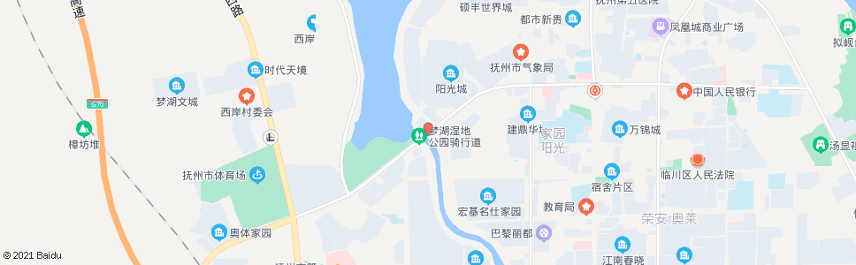 抚州梦湖商务宾馆_公交站地图_抚州公交_妙搜公交查询2024