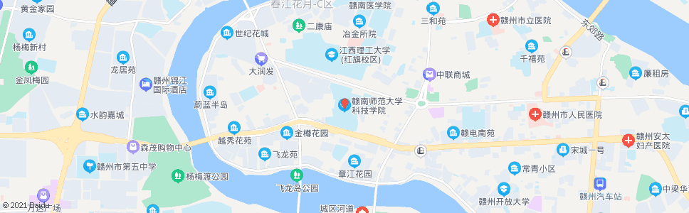 赣州师院科技学院_公交站地图_赣州公交_妙搜公交查询2024