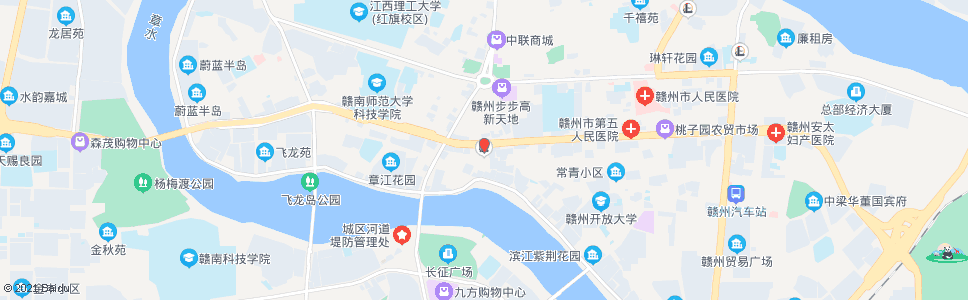 赣州文明大道加油站_公交站地图_赣州公交_妙搜公交查询2024