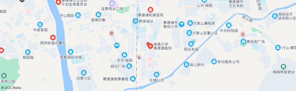 景德镇铁路医院_公交站地图_景德镇公交_妙搜公交查询2024