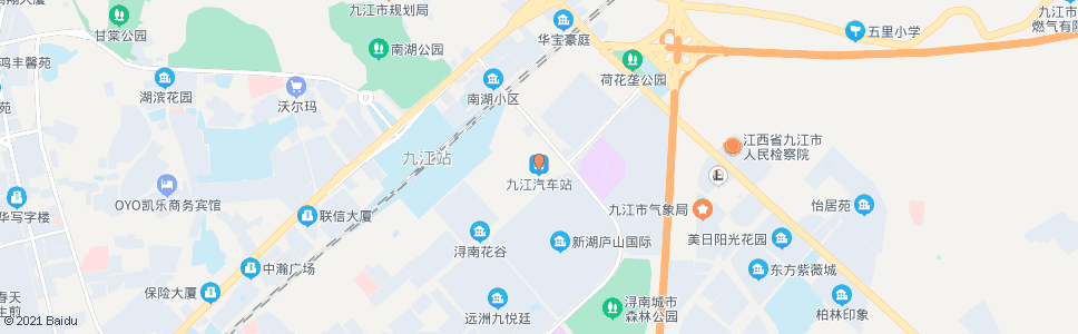 九江长途汽车站_公交站地图_九江公交_妙搜公交查询2024