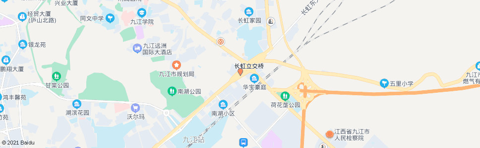 九江长虹立交桥_公交站地图_九江公交_妙搜公交查询2024
