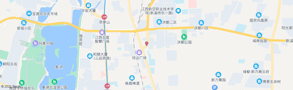 南昌三店西路东口(市第五医院)_公交站地图_南昌公交_妙搜公交查询2024